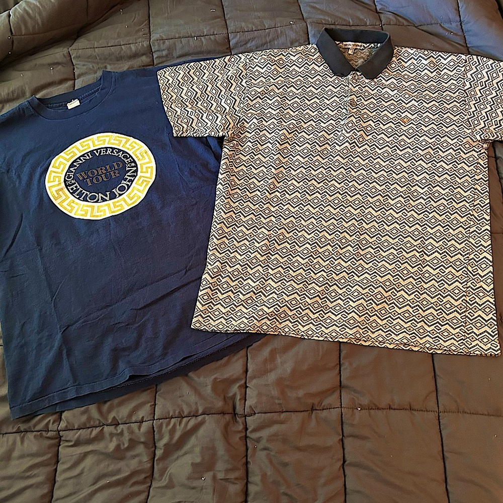 Vintage Versace  and Armani shirt bundle